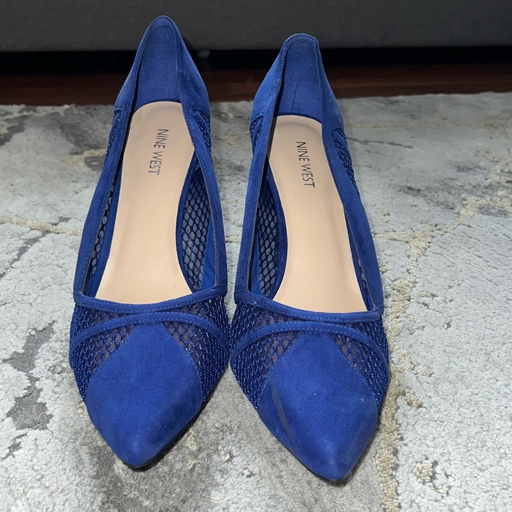 Electric blue heels women’s size 12